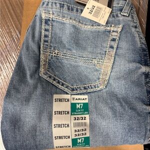 Ariat Men's Light Blue Slim Straight Jeans 32/32